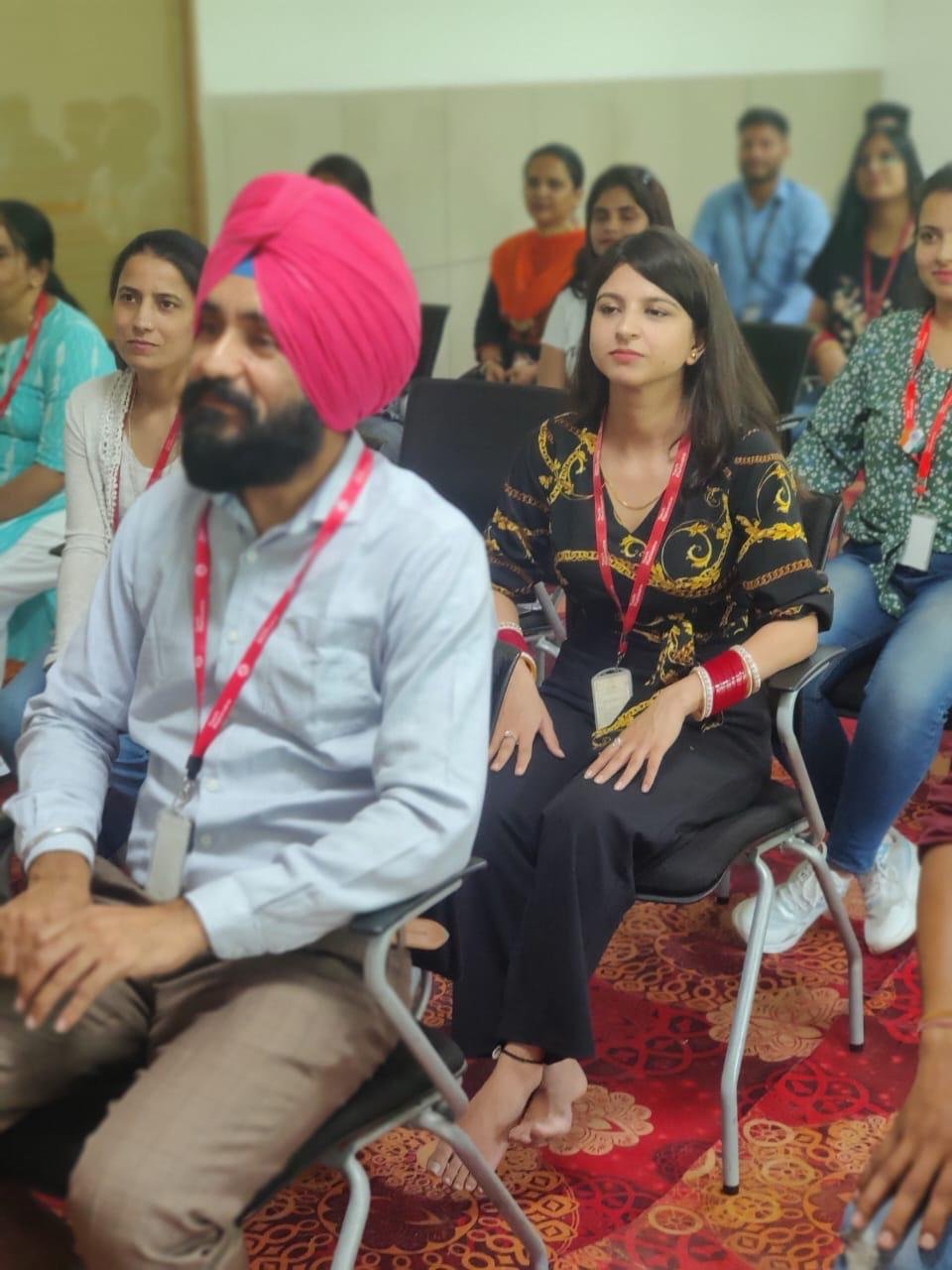 Yoga day at Tech Mahindra