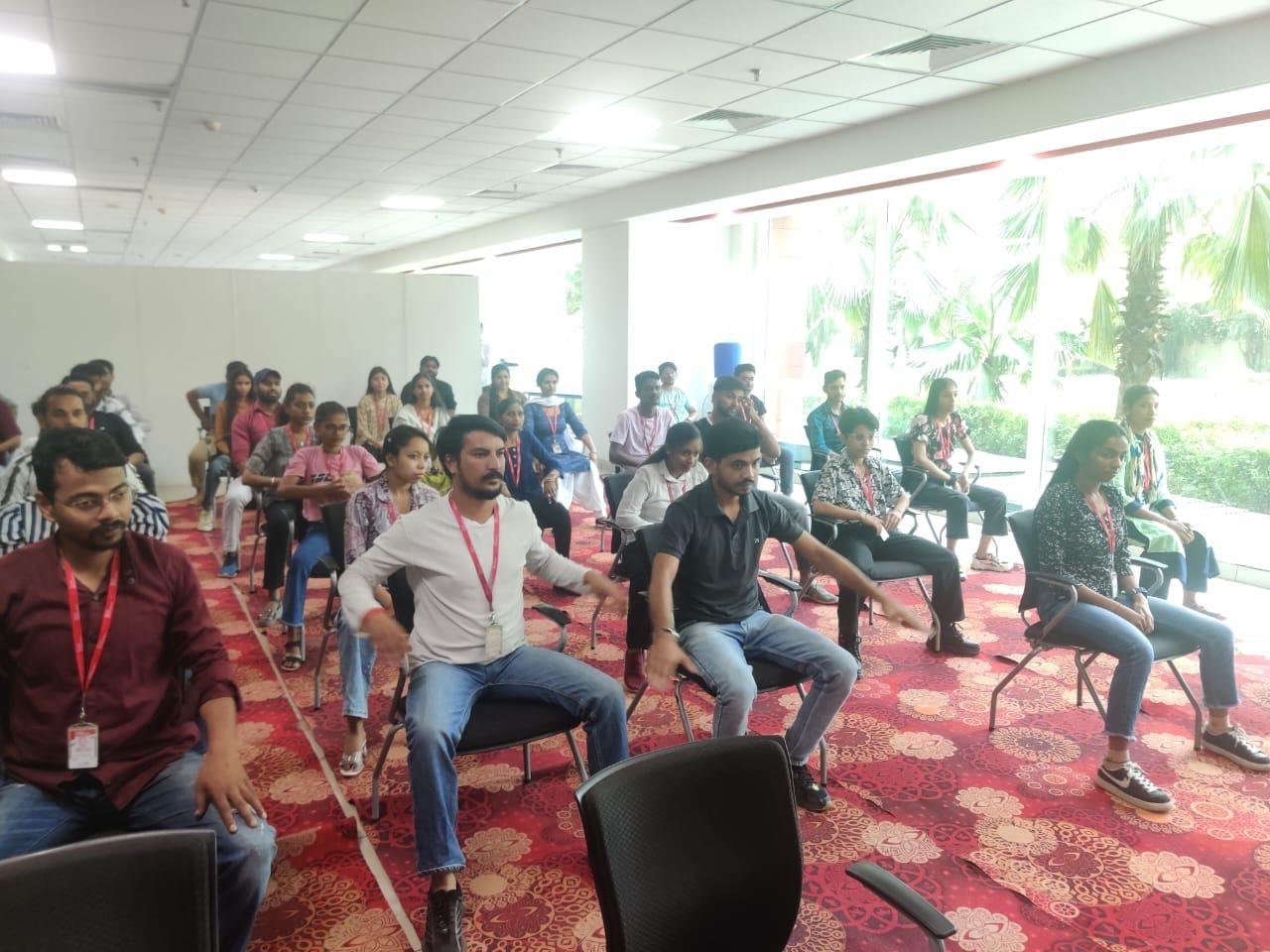 Mindfulness session Tech Mahindra