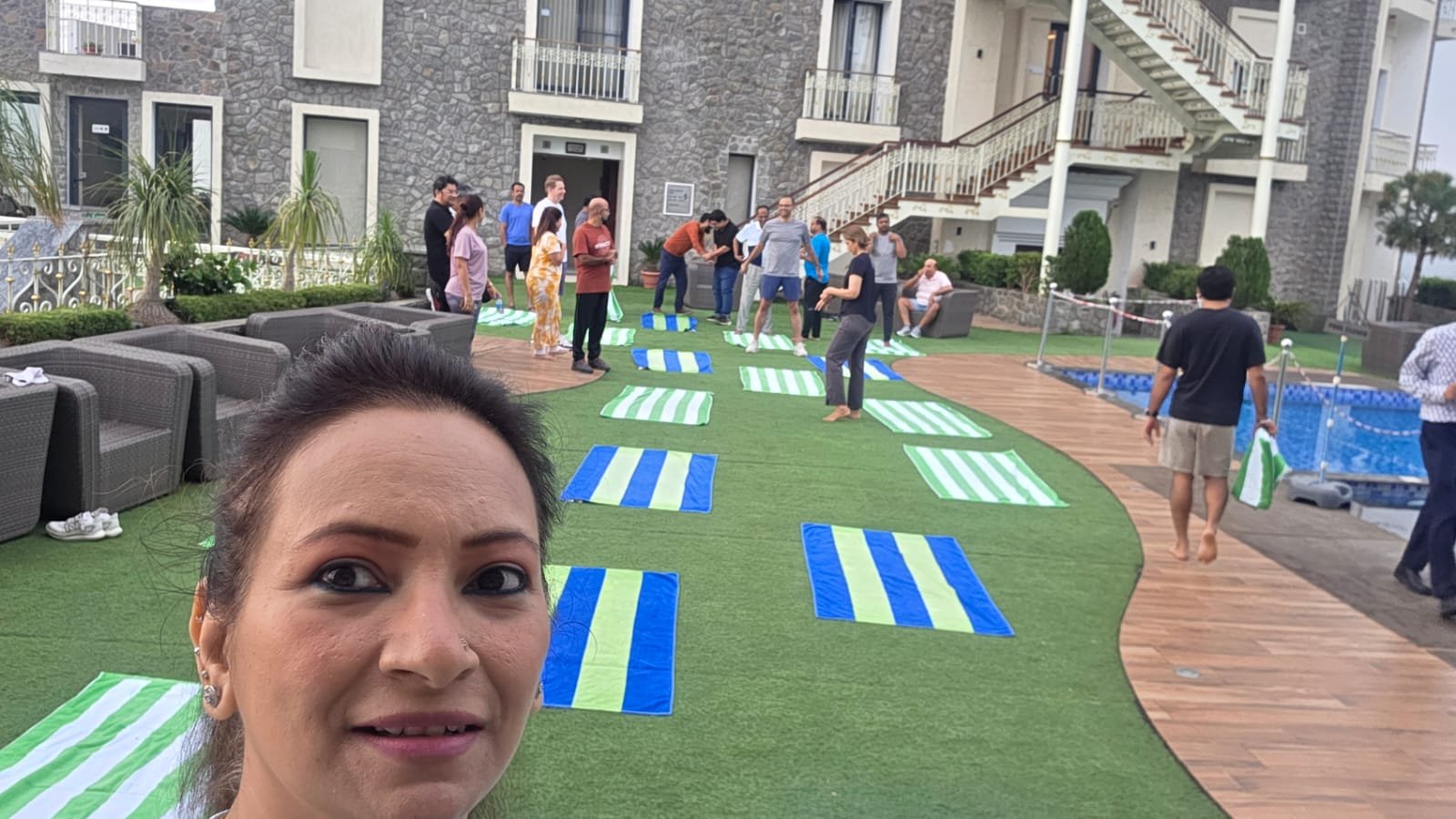 Yoga retreat moments at Kasauli